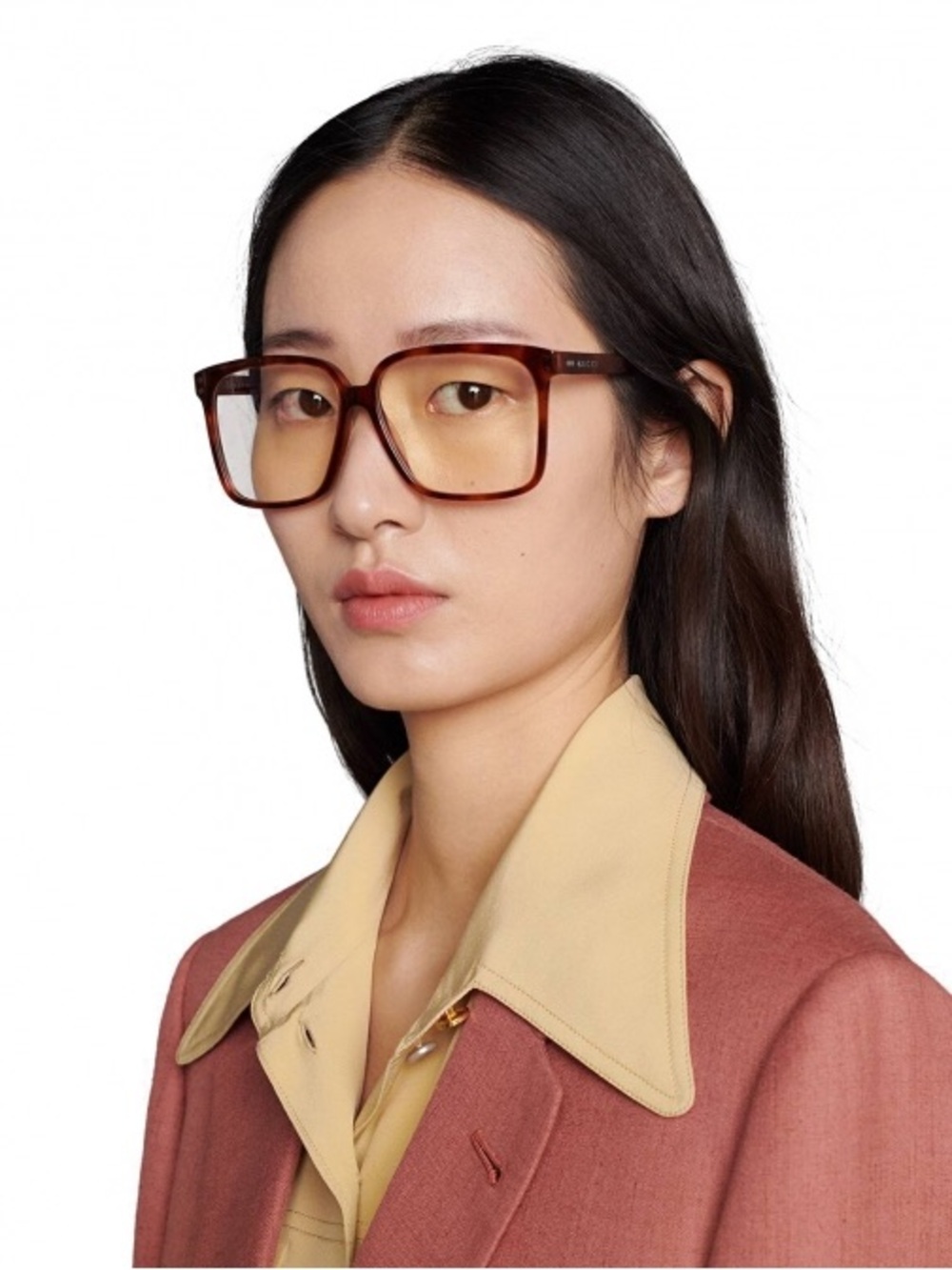 AUTHENTIC GUCCI Oversized Square Tortoiseshell glasses